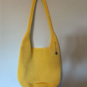The Sak Yellow Textured Shoulder Bag